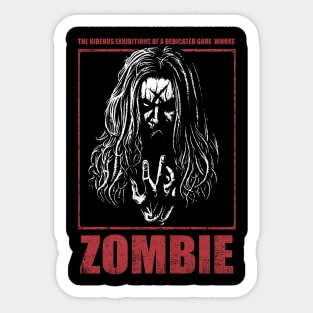 Metal zombie Sticker